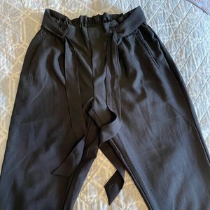 Black loose fitting dress pants